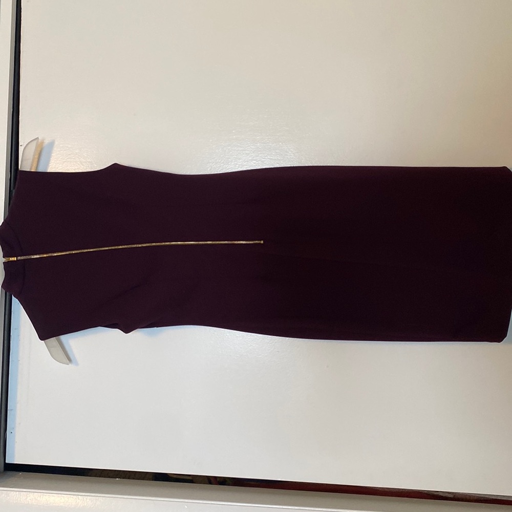 Purple dress; Calvin klein